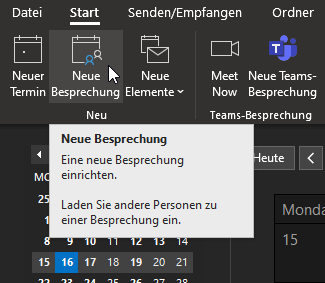Neues Meeting Neues Meeting