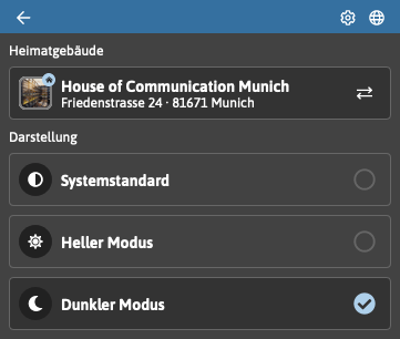 Add-in top info tab Add-in top info tab