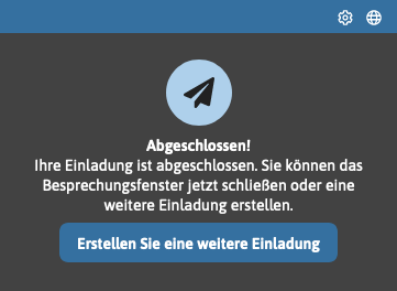 Weiteren Besuch erstellen knopf