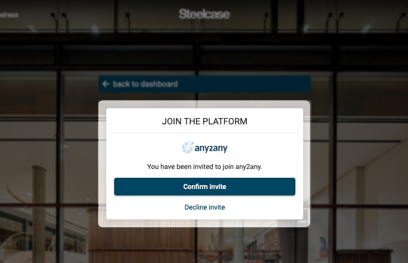 Confirming invite Confirming invite
