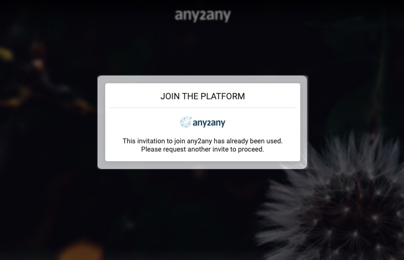 Einladungsfehler Einladungsfehler