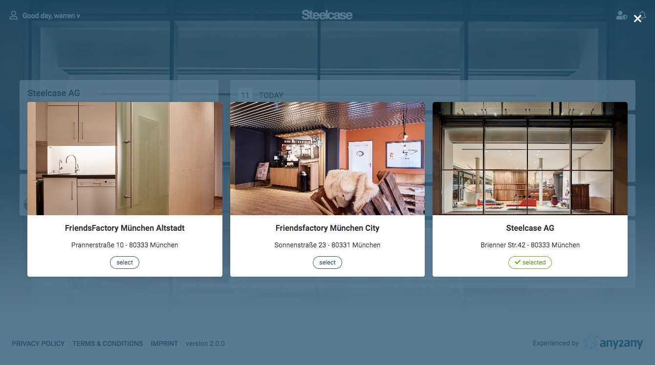 Notifications panel Dashboard with feed
